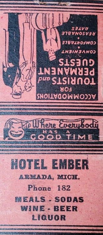 Armada - Hotel Ember Matchbook (newer photo)